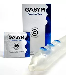 Gasym Poseidon's Wave Luxury Condoms 12 pack - Prezerwatywy - miniaturka - grafika 1