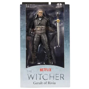 Mcfarlane TM13801 Witcher Netflix 7IN WV1-GERALT of Rivia (sezon 1) - z peleryną materiałową, wielokolorowa 13801 - Figurki dla dzieci - miniaturka - grafika 1
