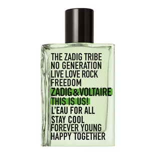Zadig & Voltaire This is Us! L'Eau for All  woda toaletowa  50 ml - Wody i perfumy unisex - miniaturka - grafika 1