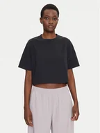 Koszulki i topy damskie - Under Armour T-Shirt Rival 1389721 Czarny Loose Fit - miniaturka - grafika 1