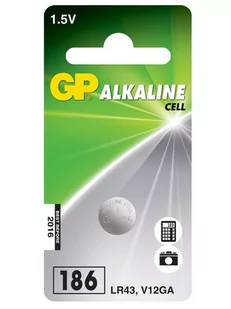 GP GP ALKALINE BUTTON CELL LR43 186 1-P 186 - Baterie i akcesoria - miniaturka - grafika 3