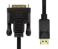 Adaptery i przejściówki - ProXtend Displayport 1.2 to DVI-D 24+1 3M Czarny - miniaturka - grafika 1