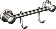 Wieszaki łazienkowe - Andex Wieszak 2-hakowy, chrom - 008CC - miniaturka - grafika 1