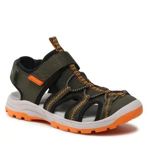 Buty dla chłopców - Sandały Superfit 1-009030-7000 S Green/Orange - grafika 1