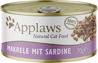Mokra karma dla kotów - Applaws w bulionie, 12 x 70 g - Makrela z sardynkami - miniaturka - grafika 1