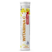 Witaminy i minerały - ALG PHARMA Witamina C 1000 mg Tabletki Musujące, 20 tabl. - miniaturka - grafika 1