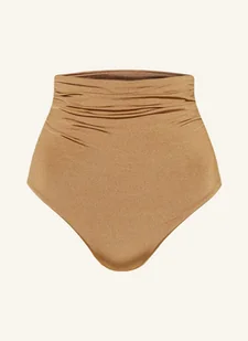 Max Mara Beachwear Dół Od Bikini Z Wysokim Stanem Salli braun - Stroje kąpielowe - miniaturka - grafika 1
