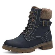 Śniegowce damskie - s.Oliver Damskie buty WL Lace Boot 5-26297-43 śniegowce, granatowe, 37 EU, grantowy, 37 EU - miniaturka - grafika 1