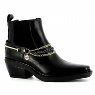 Botki damskie - Czarne sztyblety damskie CARINII - Carinii - miniaturka - grafika 1