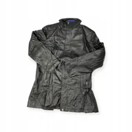 Kurtki męskie - Skórzana kurtka męska czarna REAL LEATHER XL - miniaturka - grafika 1