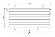 Chłodnice - CHŁODNICA KLIMATYZACJI VALEO 822584 8846006210 TOYOTA - miniaturka - grafika 1