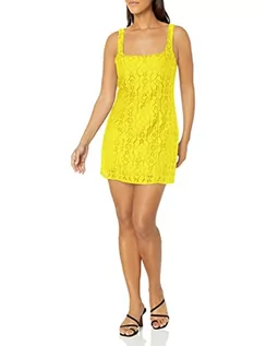 Sukienki - Desigual Sukienka damska, żółty, M - grafika 1