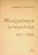 Książki o kulturze i sztuce - Muzykologia krakowska 1911 - 1986 - miniaturka - grafika 1