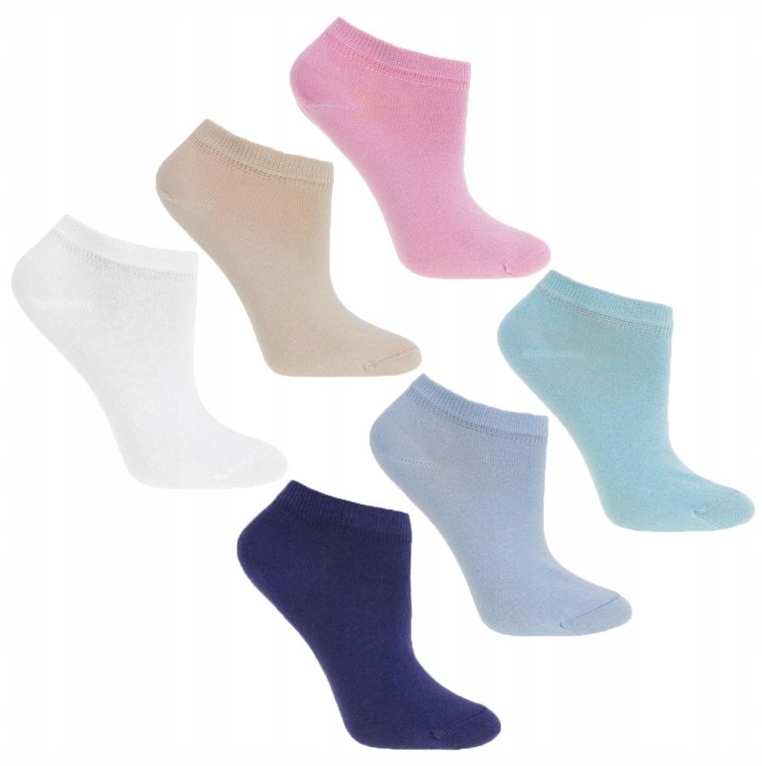 Damskie Skarpety Bawełniane Stopki Moraj Csd170-050 6-Pak 35-38