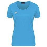 Kappa Kappa Damski T-shirt Fania Techniczny, niebieski, 8Y 304TP50_923_8Y