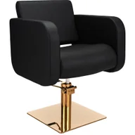 Fotele fryzjerskie - Fotel Fryzjerski Alaya Globe Rodzaj podstawy: Pięcioramienna Stopki Czarne - miniaturka - grafika 1