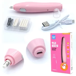 Gumka elektryczna akumulator USB +16wkładów TENWIN - Temperówki - miniaturka - grafika 1