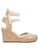 Espadryle damskie - Guess Espadryle FLJCHY FAL04 Biały - miniaturka - grafika 1