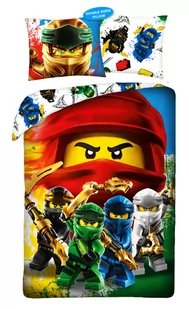 HX Pościel Lego Ninjago 895BL 895BL/140  - Pościel dla dzieci - miniaturka - grafika 1