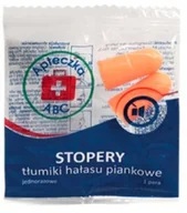 Akcesoria medyczne - Zarys Tłumiki hałasu piankowe x 1 para Apteczka ABC - miniaturka - grafika 1