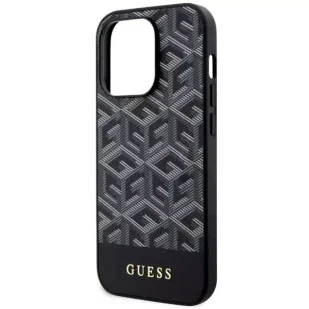 Guess GUHMP14XHGCFSEK do Apple iPhone 14 Pro Max 6,7" czarny/black hardcase GCube Stripes MagSafe - Etui i futerały do telefonów - miniaturka - grafika 6
