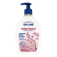 Mydła - Forte Sweeden, On Line, Mydło kremowe w płynie Wiśnia i Wanilia, 500 ml - miniaturka - grafika 1
