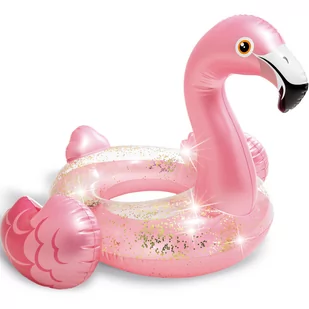 Intex Koło do pływania brokatowy Flaming w pudełku 99x89x71cm 56251NP INTEX - Materace dmuchane i koła do pływania - miniaturka - grafika 1