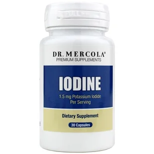 DR MERCOLA Jod (30 kapsułek) 9108-6033A - Suplementy naturalne - miniaturka - grafika 3