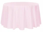 Obrusy i serwetki - obrus RÓŻOWY stół OKRĄGŁY 320cm wesele bankiet - miniaturka - grafika 1