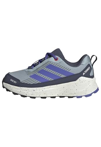 adidas Uniseks - dzieci Terrex Trailmaker 2 RAIN.RDY Hiking Shoes Kids, Magic Grey/Semi Cobalt Blue/Shadow Navy, 35.5 EU