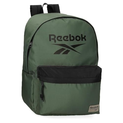 Reebok Darwin Plecak Na Laptopa z możliwością dostosowania 15,6 cala Zielony 31,5 x 45 x 15 cm Poliester by Joumma Bags, Zielony, Talla única, Regulowany plecak na laptopa