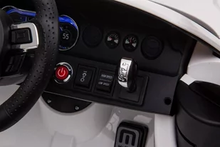 Auto Na Akumulator Ford Mustang GT Drift  SX2038 Biały - Pojazdy elektryczne dla dzieci - miniaturka - grafika 3