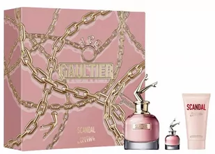 Zestaw Jean Paul Gaultier Scandal Eau De Perfume Spray 80 ml + Miniatura 6 ml + Balsam do ciała 75 ml (8435415082617) - Zestawy kosmetyków damskich - miniaturka - grafika 1