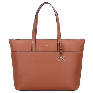 Torebki damskie - Calvin Klein Torba shopperka 36 cm cognac K60K609116-HJJ - grafika 1