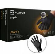 Rękawiczki - Mercator Gogrip Black Rękawiczki nitrylowe rozm. L - miniaturka - grafika 1