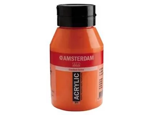 Talens Amsterdam, farba akrylowa, 1000 ml, Cynober - Przybory szkolne - miniaturka - grafika 1