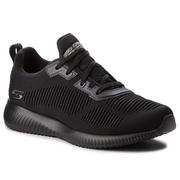 Sneakersy damskie - SKECHERS Sneakersy BOBS SPORT Squad Tough Talk 32504/BBK Black - miniaturka - grafika 1