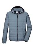Kurtki męskie - G.I.G.A. DX Męska kurtka pikowana/kurtka przejściowa z odpinanym kapturem GS 84 MN QLTD JCKT, niebiesko-szara, S, 43131-000 - miniaturka - grafika 1