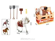 Albumy krajoznawcze - Flokowany konik + akcesoria - miniaturka - grafika 1