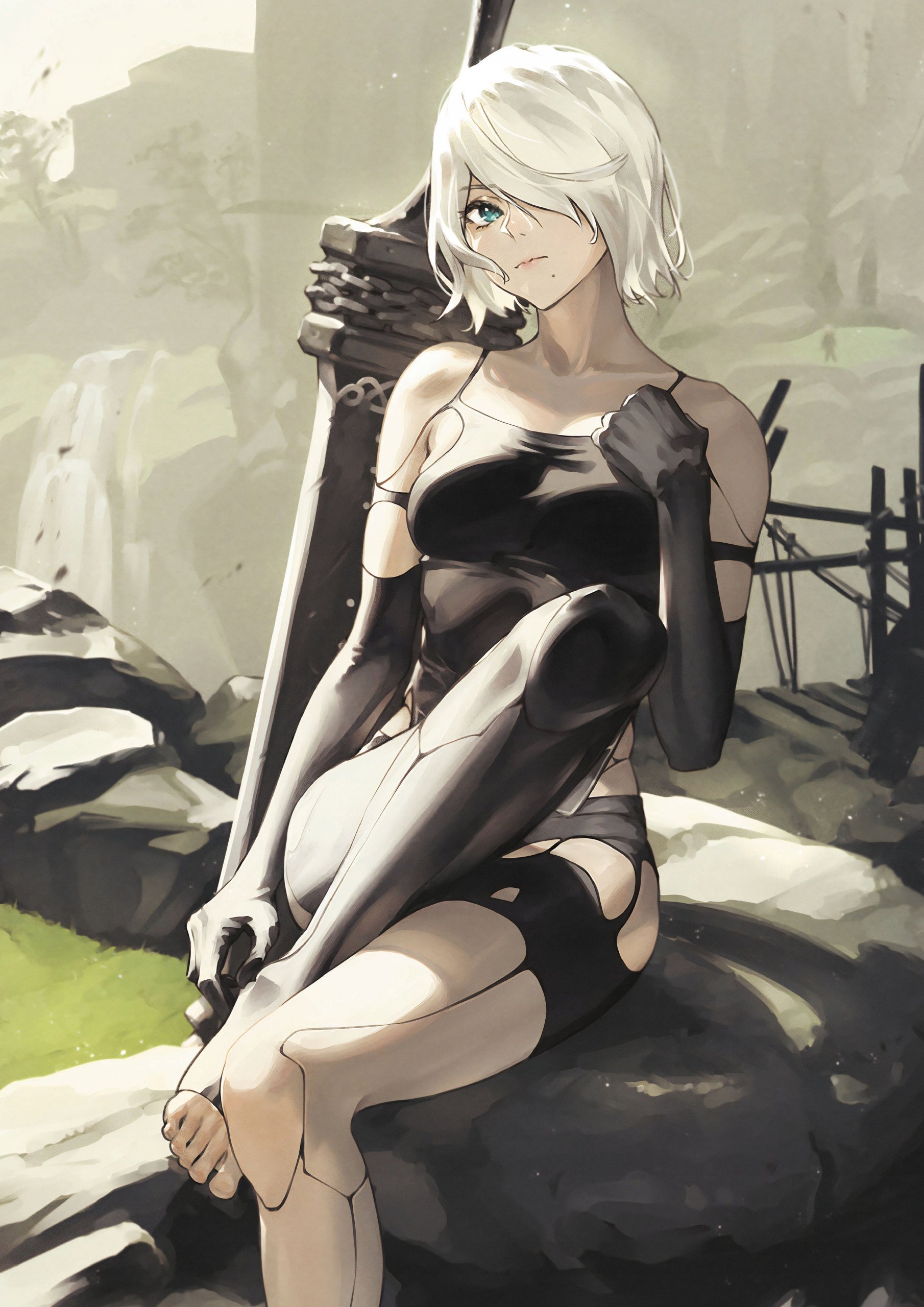 Plakat A3 Nier: Automata Anime Gra