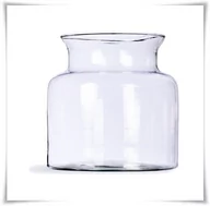Dekoracje domu - Szklany słoik ozdobny RW-332A H-20 cm D-19 cm - miniaturka - grafika 1