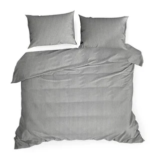 Komplet Pościeli Bawełnianej Etno 03 160X200 Cm, 2 Szt. 70X80 Cm Stalowy - Pościel - miniaturka - grafika 1
