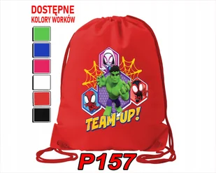 WOREK SZKOLNY NA WF BUTY SPORTOWY DLA DZIECKA BOHATEROWIE KID + IMIĘ - Torby szkolne WOREK SZKOLNY NA WF BUTY SPORTOWY DLA DZIECKA BOHATEROWIE KID + IMIĘ - Torby szkolne - miniaturka - grafika 1