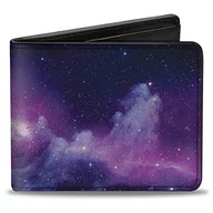 Portfele - Buckle-Down Męski portfel dwukrotny Galaxy Bi-Fold, wielokolorowy, 10 x 8 cm - miniaturka - grafika 1