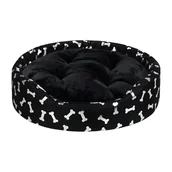 Drapaki dla kotów - Sofa dla psa Dogguru Ruby King, kostki, czarna - miniaturka - grafika 1