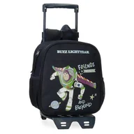 Plecaki szkolne i tornistry - Joumma Disney Friends to Infinity and Beyond Plecak przedszkolny z wózkiem, czarny 23 x 25 x 10 cm poliester 5,25 l, Czarny (Black), Talla única, Plecak przedszkolny z wózkiem - miniaturka - grafika 1