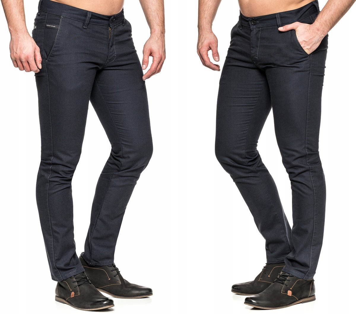 SPODNIE MĘSKIE CHINOSY VANKEL JEANS 045 -108cm/L32