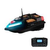 Inne akcesoria dla wędkarzy - Leziter Feeder boat V6 GPS 3 zbiorniki tylne i boczne z czarną obudową - miniaturka - grafika 1