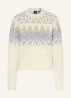 Swetry damskie - Boss Sweter Farombo beige - miniaturka - grafika 1