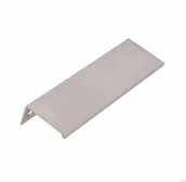 Zawiasy, okucia i inne akcesoria - Uchwyt meblowy krawędziowy 2446 128 Nikiel Polerowany - miniaturka - grafika 1